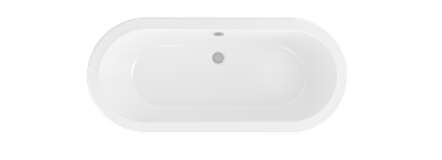 Humber 1800 x 800 x 440mm (410mm Depth) Freestanding Bath - White