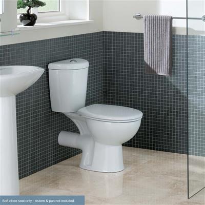 Loire Soft Close Toilet Seat - White