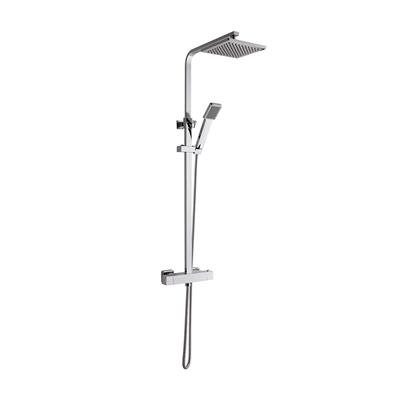 Winterbourne Adjustable Height (815-1150mm) Thermostatic Shower Pole - Chrome