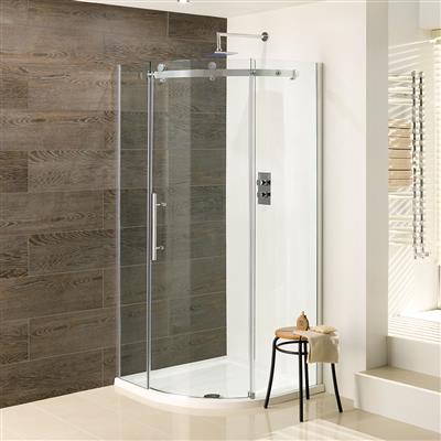 Vanguard 1000x1000mm Quadrant Shower Enclosure - Chrome