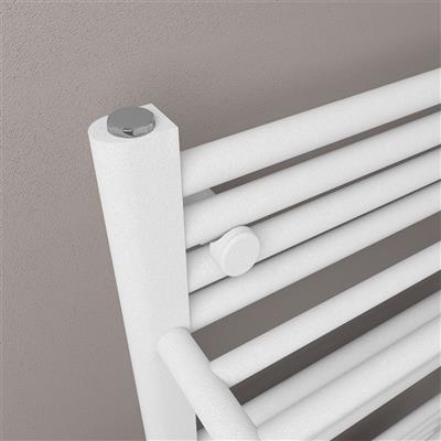 Haddenham Designer Towel Rail 1200x600mm Matt White