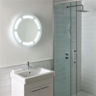 Rockland circular bathroom mirror 600mm -
