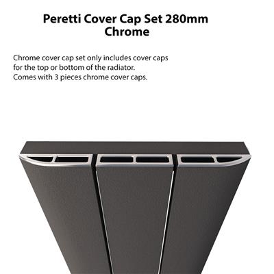 Peretti Cover Cap Set 280mm. Chrome