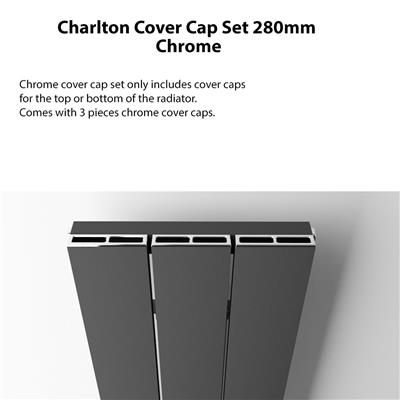 Charlton Cover Cap Set 280mm Chrome