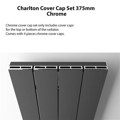 Charlton Cover Cap Set 375mm Chrome