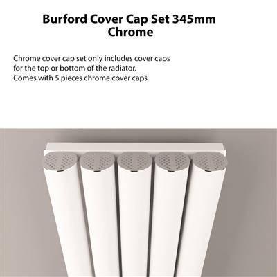 Burford Cover Cap Set 345mm Chrome