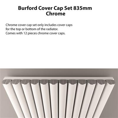 Burford Cover Cap Set 835mm Chrome