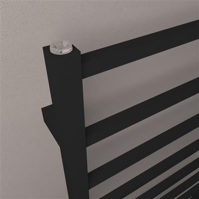 Tuscan Square Towel Rail 1800 x 500 Matt Black