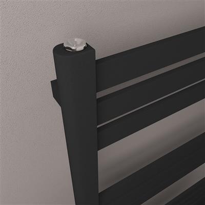 Defford 800 x 600mm Towel Rail Matt Black