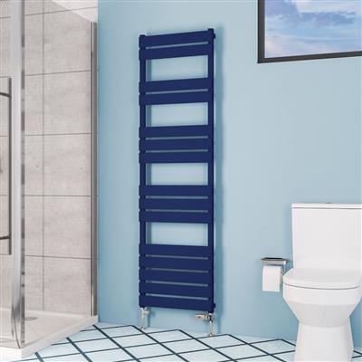 Deddington 1800 x 500 Towel Rail Matt Cobalt Blue