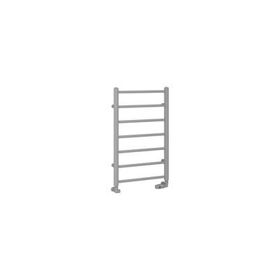 Tuscan Round 800 x 500 Towel Rail Matt Grey