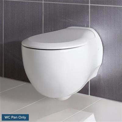 Novara Wall Hung WC Pan - White