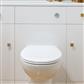 Oslo 60cm(W) x 305cm(D) WC Unit - White