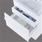 Oslo 100 unit with internal drawer High Gloss White
