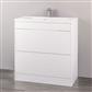 Oslo 100 push drawer unit High Gloss White