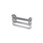 Curved Triple Towel Hanger 280mm Brushed Stainless Steel