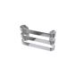 Curved Triple Towel Hanger 280mm Polished Stainless Steel