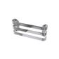 Curved Triple Towel Hanger 375mm Polished Stainless Steel