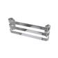 Curved Triple Towel Hanger 470mm Polished Stainless Steel
