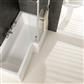 Carron Clearance:  Quantum o/s showerbath 1600x700 plain RH 5mm White