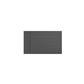 Flat Cover Plate with Lines 600 x 1000 Matt Anthracite