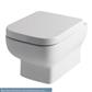 Bijou Rimless Wall Hung WC Pan with Fixings - White