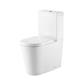 Metro Short Projection Close Coupled Back To Wall WC Pan with Fixings - White