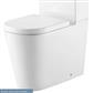 Metro Short Projection Close Coupled Back To Wall Rimless WC Pan with Fixings - White