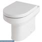 Kenley Back To Wall WC Pan with Fixings - White