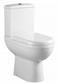Dura Comfort Height Close Coupled Eco Vortex WC Pan with Fixings - White