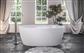 Wandsworth Freestanding bath 1500x720x580mm inc waste Gloss White