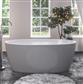 Wandsworth 1500 x 720 x 585mm Freestanding Bath inc Waste - Grey