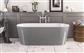 Lambeth Freestanding bath 1590x740x560mm inc waste Grey