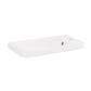 Cavone 40cm x 22cm 1 Tap Hole Cloakroom Basin with Overflow - White