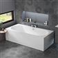 Biscay Double Ended (DE) 1800 x 800 x 440mm 5mm Bath - White