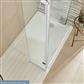 Vantage Plan D 1400mm x 800mm Walk In Shower Tray - White