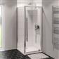 Vantage 2000 6mm Easy Clean 2000mm x 700mm Pivot Shower Door - Chrome