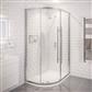 Vantage 2000 6mm Easy Clean 900x760mm Offset Quadrant Shower Enclosure - Chrome