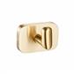 Asti Curved Robe Hook - Brushed Brass