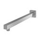 400mm Modern Wall Mounted Square Fixed Over Head Shower Arm - Chrome