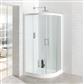 Vantage Easy Clean 800x800mm Quadrant Shower Enclosure - White
