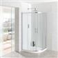 Vantage Easy Clean 900x900mm Quadrant Shower Enclosure - Chrome