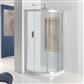 Corniche Easy Clean 1000x1000mm Quadrant Shower Enclosure - Chrome