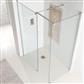 Corniche 8mm Easy Clean 1950mm x 850mm Walk-In Front Shower Panel for 1400 Tray - Chrome