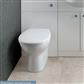 Loire Back To Wall WC Pan with Fixings - White