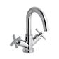 Prado Star Basin Mono Tap with Swivel Spout and Waste Chrome