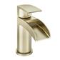 Aston PVD Coated Basin Mono Tap with Waste Brushed Brass