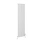 Vesima 1800 x 403 Aluminium Radiator Matt White