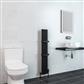 Berlini 1200 x 185 Aluminium Radiator Matt Black