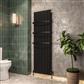 Peretti 1800 x 565 Aluminium Radiator Matt Black